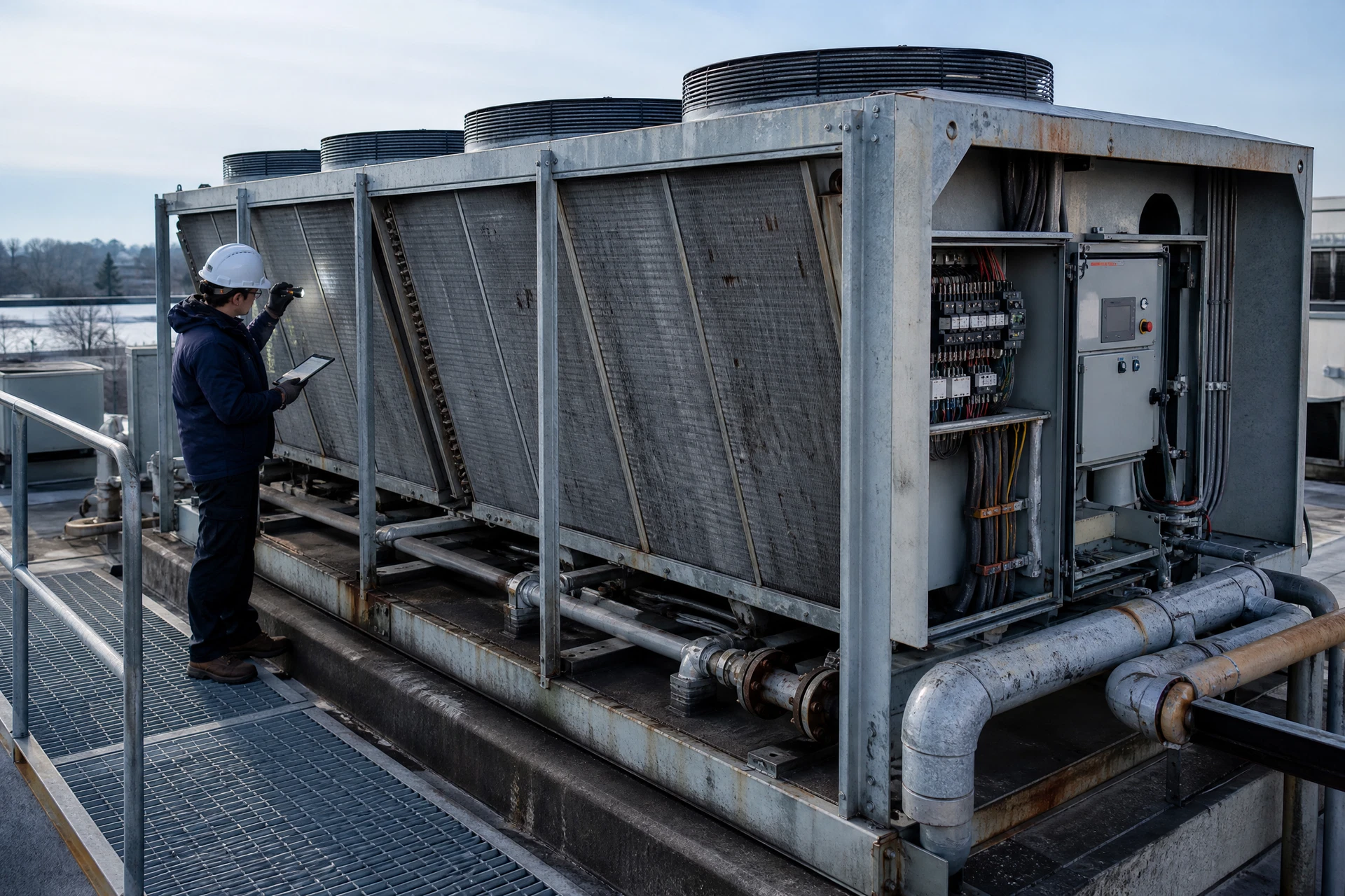 Industrial chiller field documentation