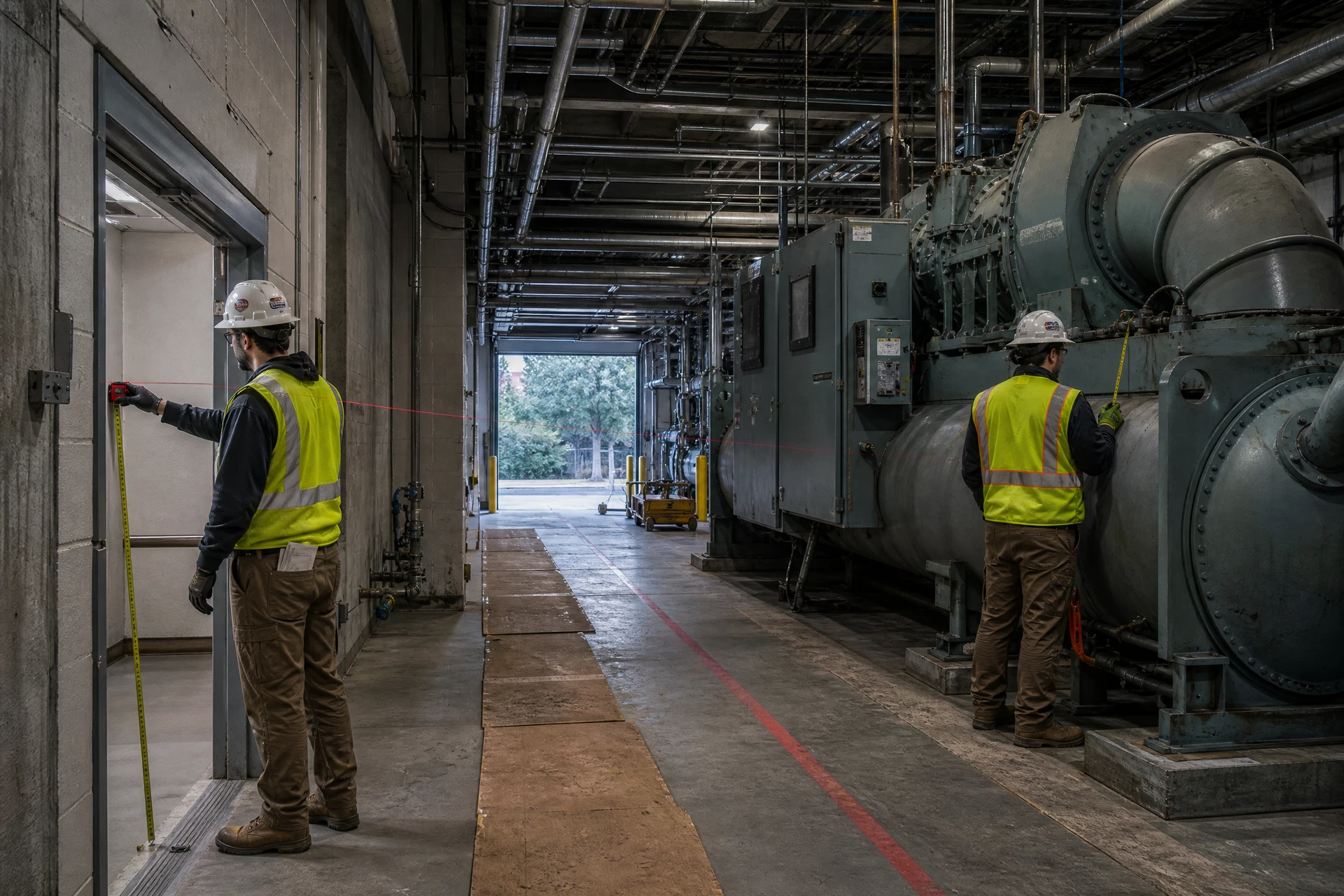 Industrial chiller field documentation